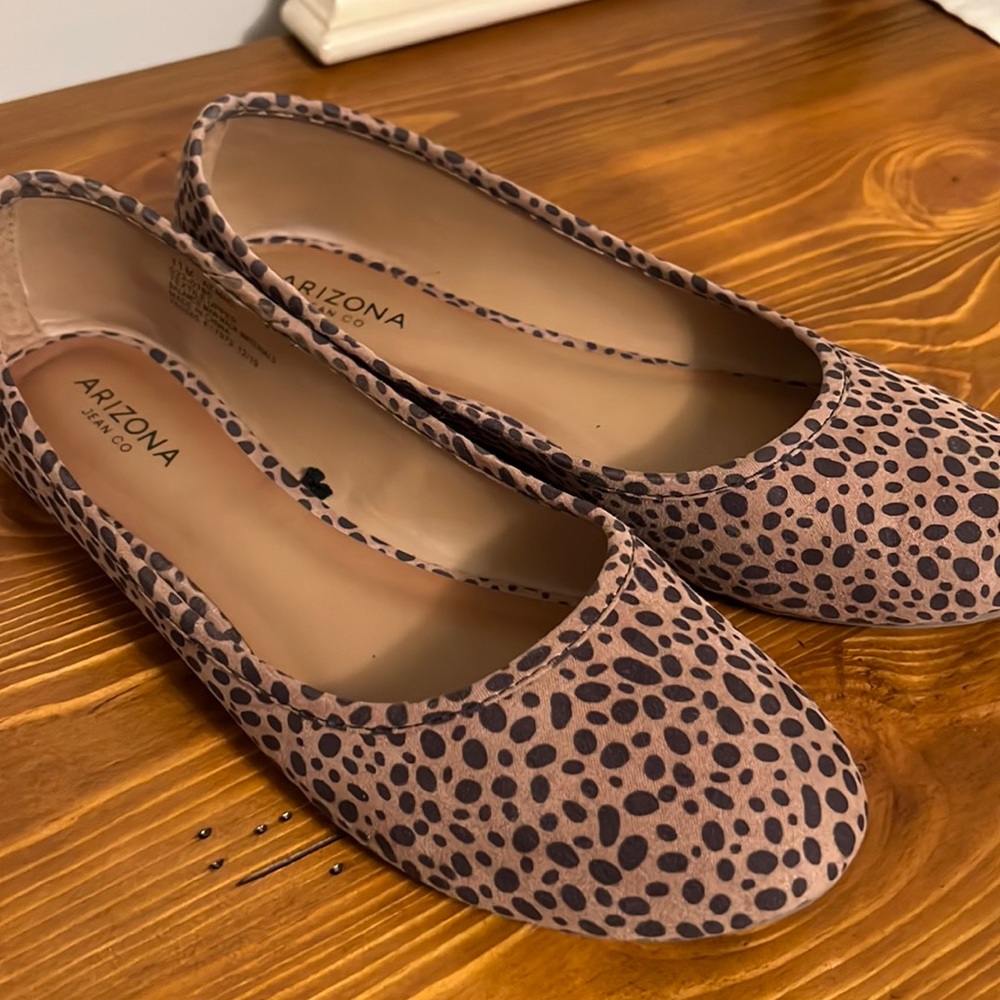 Cheetah print flats.